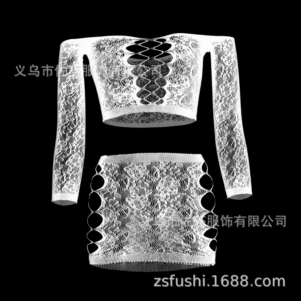 Picture of 2023 summer new European and American ins tube chest lace stitching sexy cross-border underwear set w556