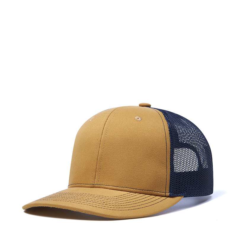 Picture of Wish Micro Bend Hat Rim Truck Hat Men's Outdoor Sun Shading Net Hat Mountaineering Fishing Truck Drivers Hat
