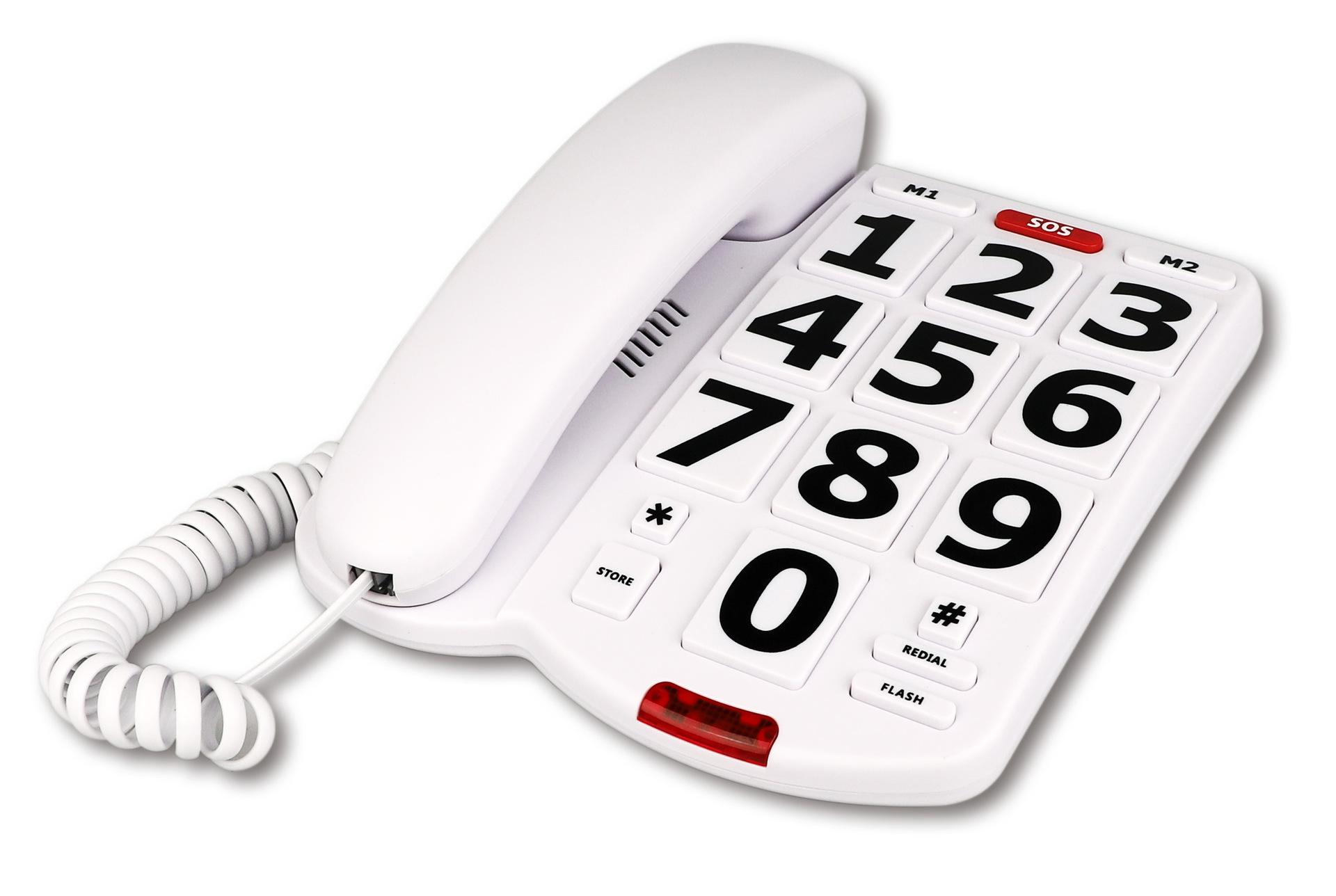 Picture of Cross-border dedicated electricity supplier wired telephone large digital keys elderly machine volume adjustable telephone English
