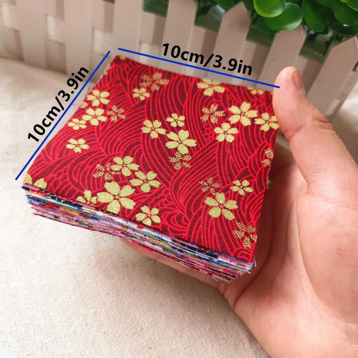 Picture of Pure cotton cotton bronzing cloth group Japanese style DIY handmade baby clothes fabric handmade teaching cloth set