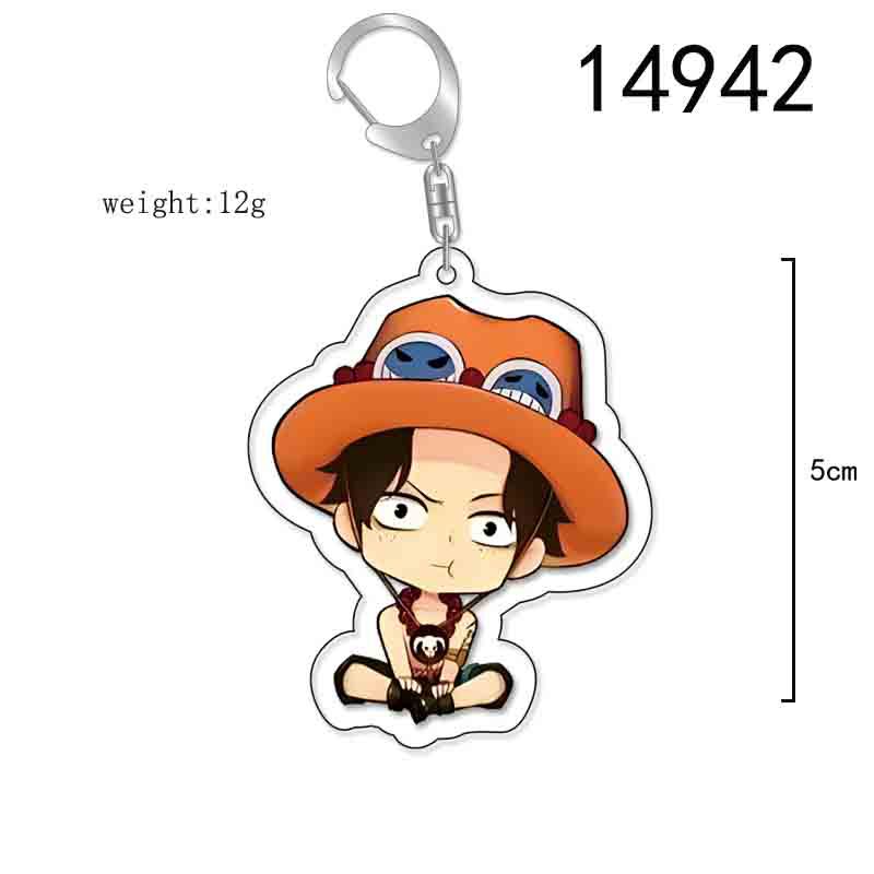 Picture of Cartoon hang one piece peripheral acrylic keychain pendant lufeiqiao barosolon esanzhi Sabo