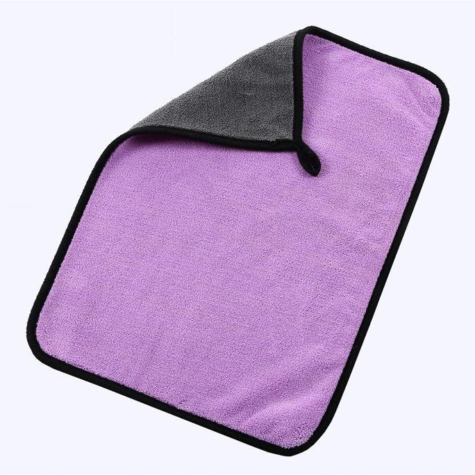 Picture of Car Wash Towel, Car Wipe Towel, Double-Sided Coral Velvet Cleaning Towel, Thickeneded Soft Absorbent Car Rag, Logo Can Be Added