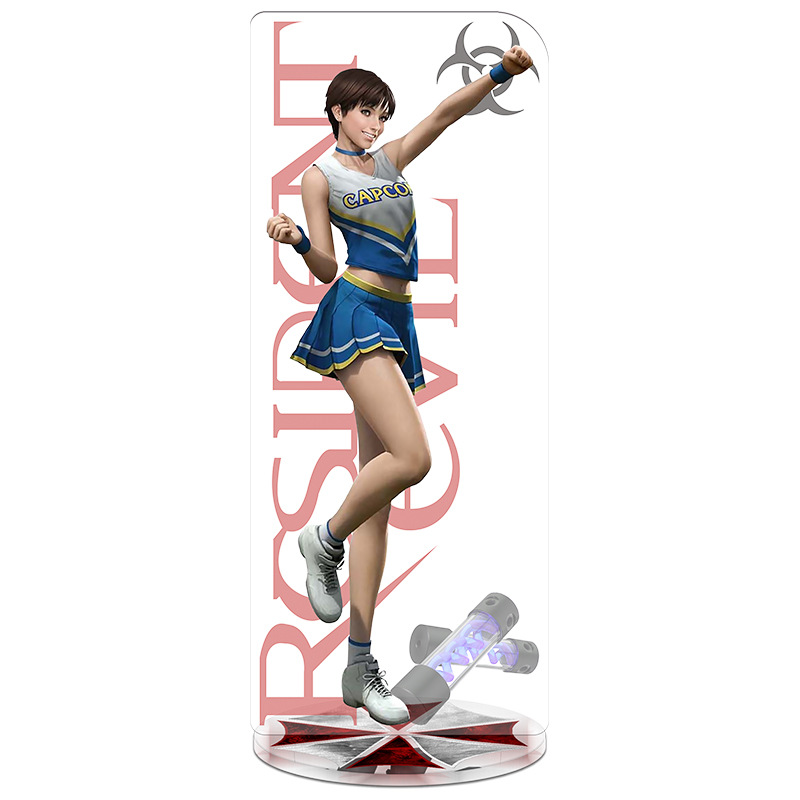 Picture of Seamless Laminated CNC Carved biochemical crisis Evil Spirit Castle Fans Game Surrounding Acrylic Quality Brand