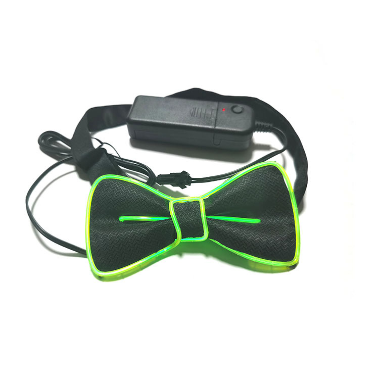 Picture of Led Luminous Bow Tie El Cold Light Bow Tie Prom Party Luminous Tie Performance Atmosphere Decoration Glitter Bow
