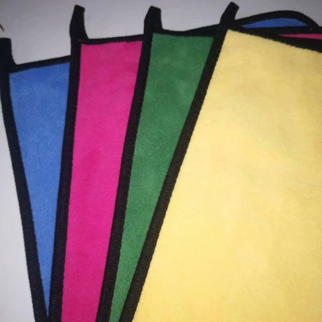 Picture of Car Cleaning Towel, High-Density Coral Fleece, Thickened Double-Sided Microfiber Square Towel for Car Cleaning