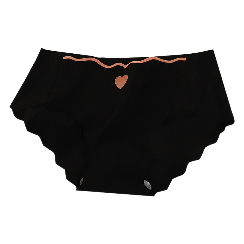 Ice silk seamless thin underwear women's one piece cotton breathable Korean sexy cute large size briefs wholesale