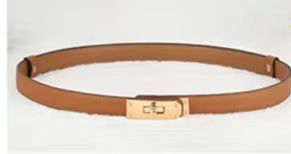 Picture of Belt Women's High-end Genuine Leather Fashion Belt Women's All-match Decorative Cowhide Waist Cover with dress Coat Cross-border
