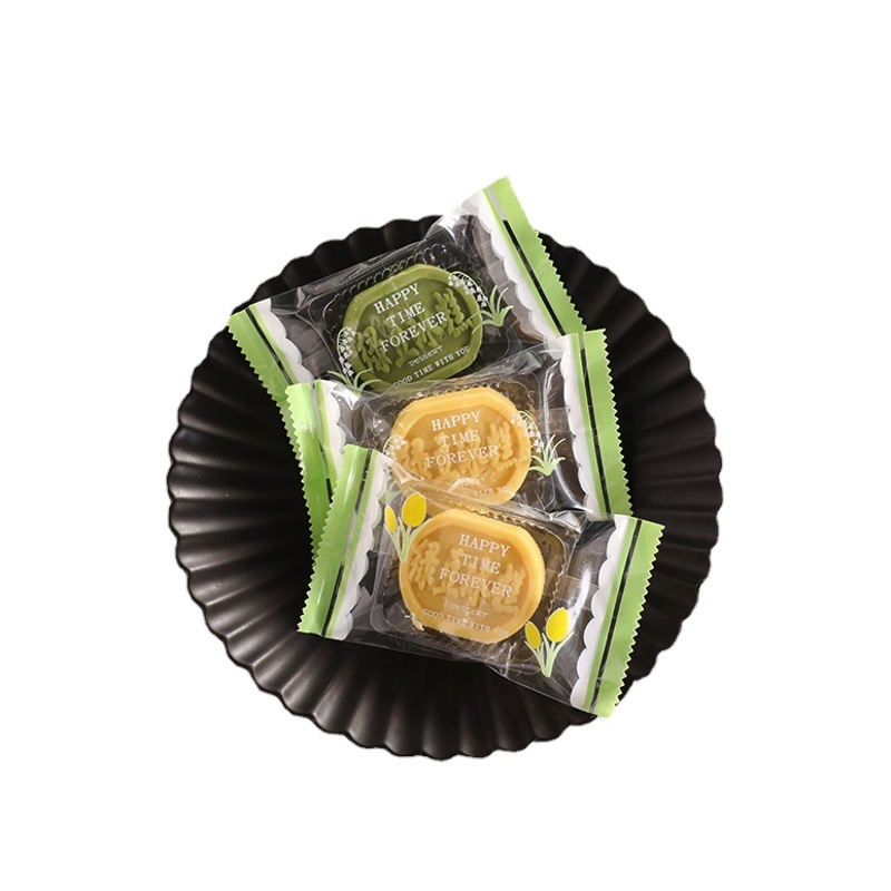 New Thickened Handmade Mung Bean Cake Packaging Bag Packaging Box Baking Mung Bean Ice Cake Machine Sealing Bag Self-sealing Transparent Base