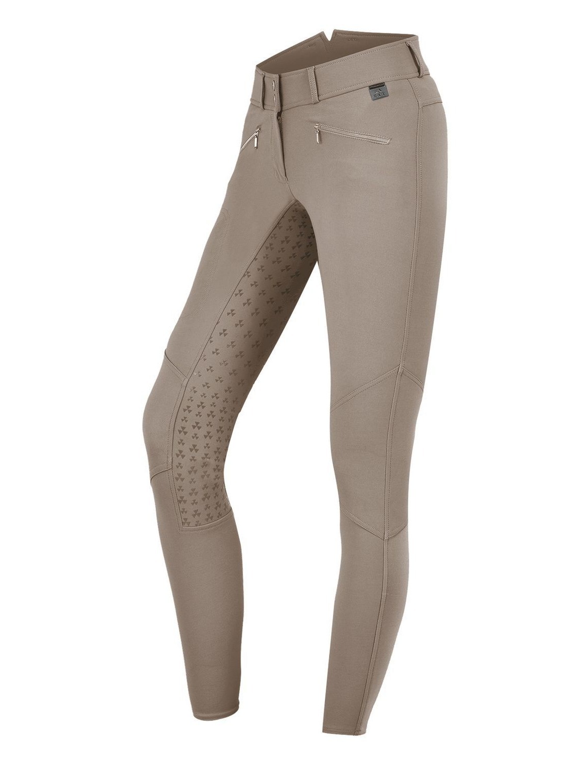 Amazon Cross-Border Full Seat Silicone Non-Slip Equestrian Pants Women's Stretch High Waist Belly Tight Riding Pants with Pocket