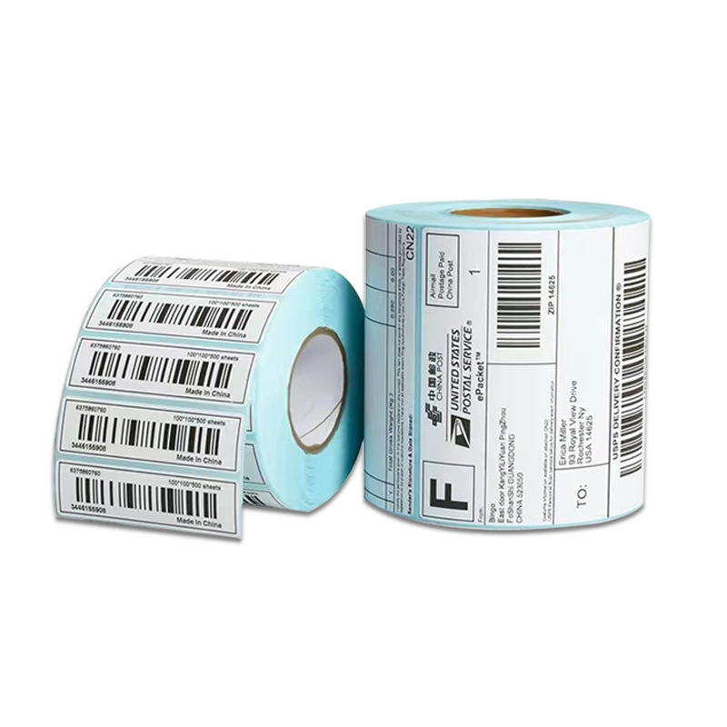 Picture of Three-proof thermal cross-border TEMU label paper 70*4070*20 Hishin barcode sticker printing spell a lot of labels