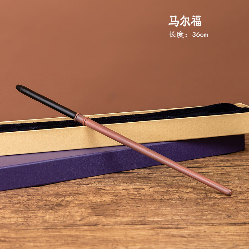 Picture of Harry Magic Wand Hermione Magic Wand Dumbledore cos Props Halloween Metal Core in stock Bare Wand