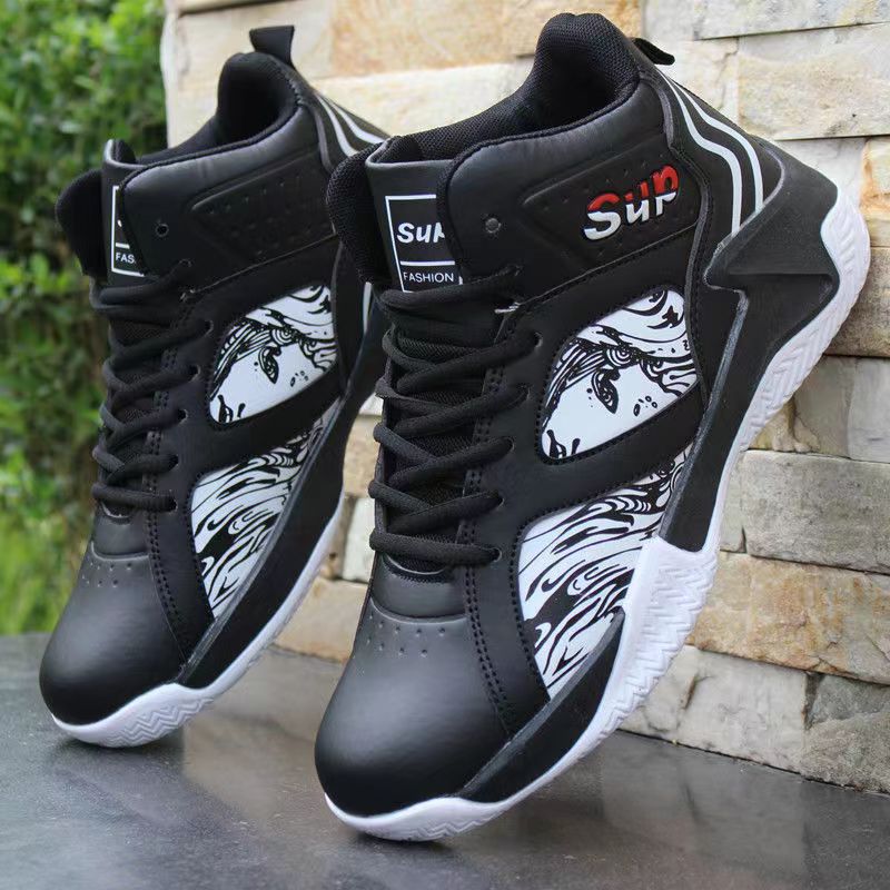 Picture of Basketball Shoes 2025 Cross-border New Amazon Student Shoes Fashion Comfortable sneaker Men's National Fashion Cool Street Shoes