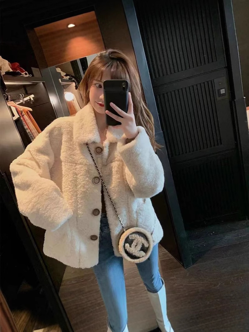 Fashion High Sense Coat Women's Autumn and Winter 2024 New Loose Long Sleeve Short Casual Elegant Korean Versatile Top