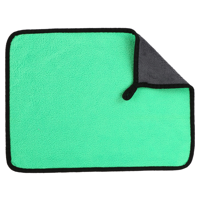 Picture of Car wash towel wholesale absorbent lint coral fleece towel car towel fishing towel various specifications towel