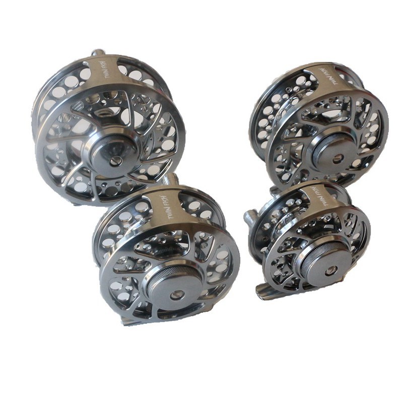 Picture of Cross-border fly fishing wheel FLY REEL machine plus CNC fly wheel front wheel 3 bearing LARGE ARBOR fishing wheel