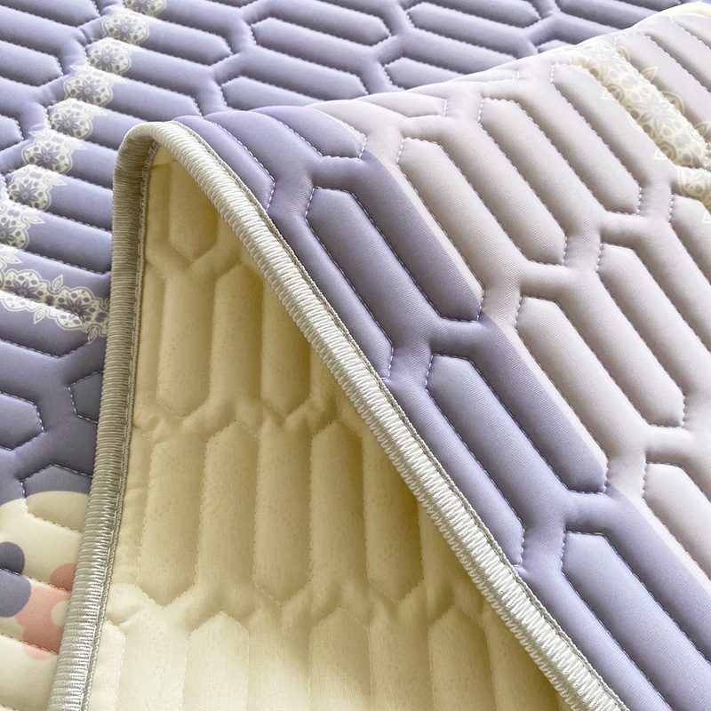 Picture of 2023 new large version of digital printing latex mat three-piece summer bedding air-conditioning mat washable