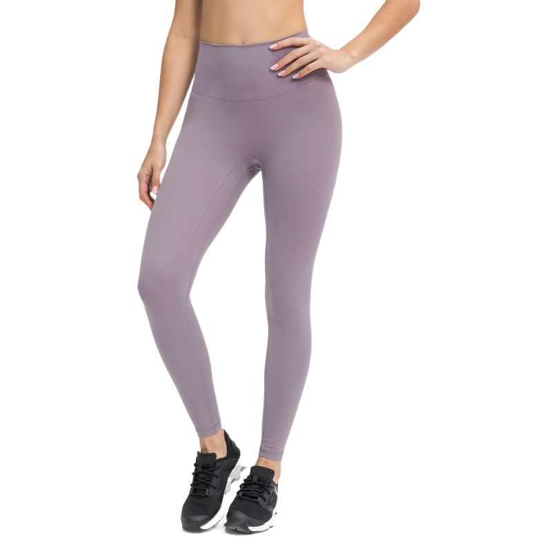 Tummy Control Slimming Yoga Pants for Women, Fitness Running Sports Casual Nude-Feel Cropped Pants Dl064, Upgraded Nude Feel
