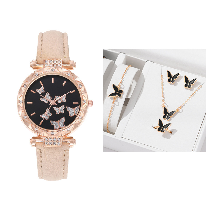 Picture of New TikTok Popular Women's Watch Fashion Simple Watch Butterfly Digital Belt Watch Wholesale