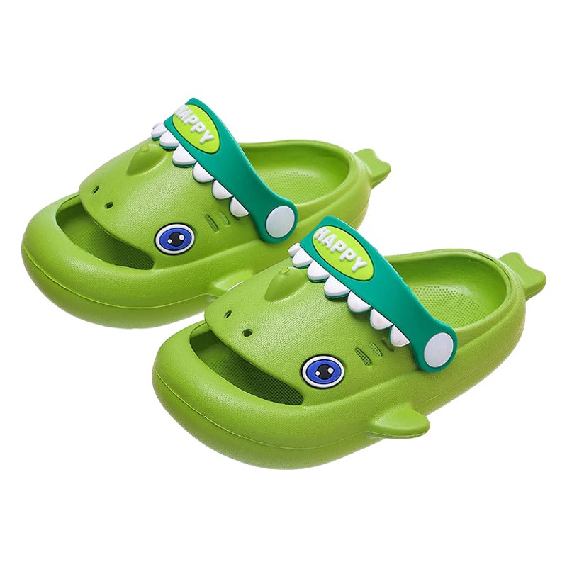 2023 Baotou Hole Shoes EVA Slippers Girls Summer Slip-on Cartoon Indoor Non-Slip Slippers for Boys