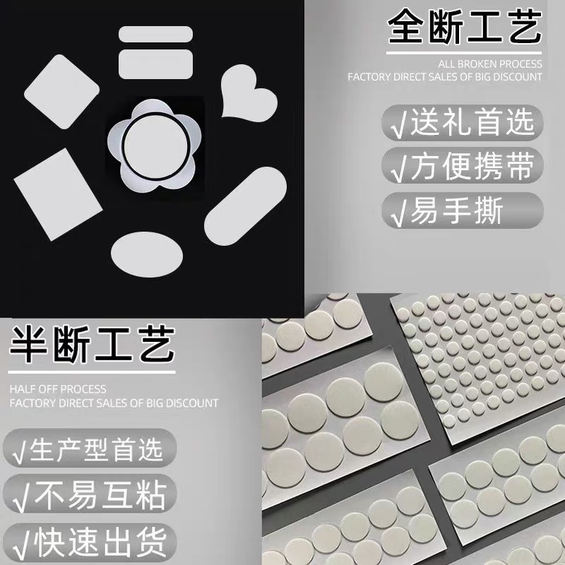 Picture of Bubble Mart Blind Box Traceless Nano Transparent Double-Sided Tape Bubble Mart Car Ornaments Hand-Made Blind Box Dot Glue