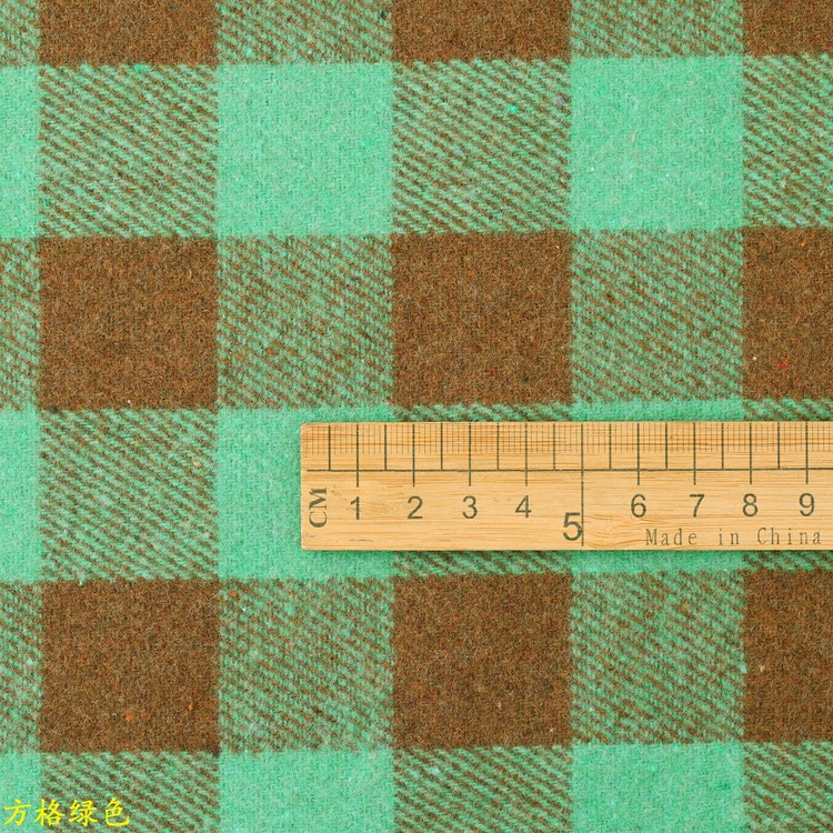 Picture of 3 × 3cm Square Plaid Yarn-dyed Fabric Export Grade Yarn-dyed Plaid Super Soft Short Fleece Pajamas Home Wear Fabric