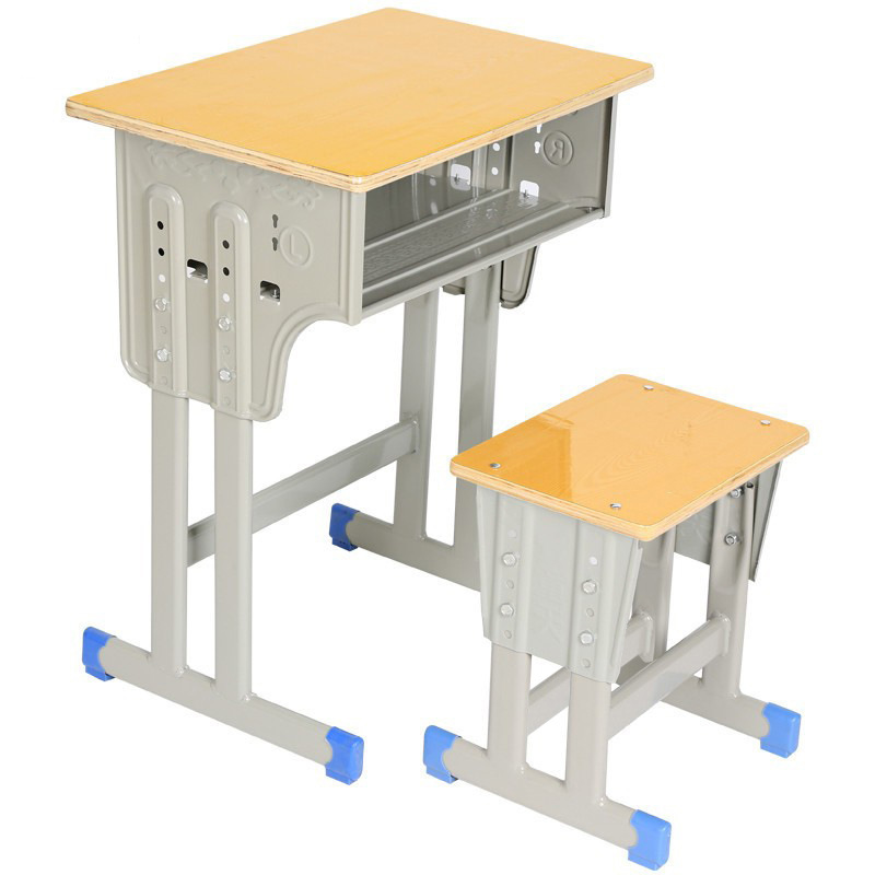 Picture of School Desk and Chair Training Desk Study Desk Children's Desk Single Training Desk Liftable Student Desk and Chair