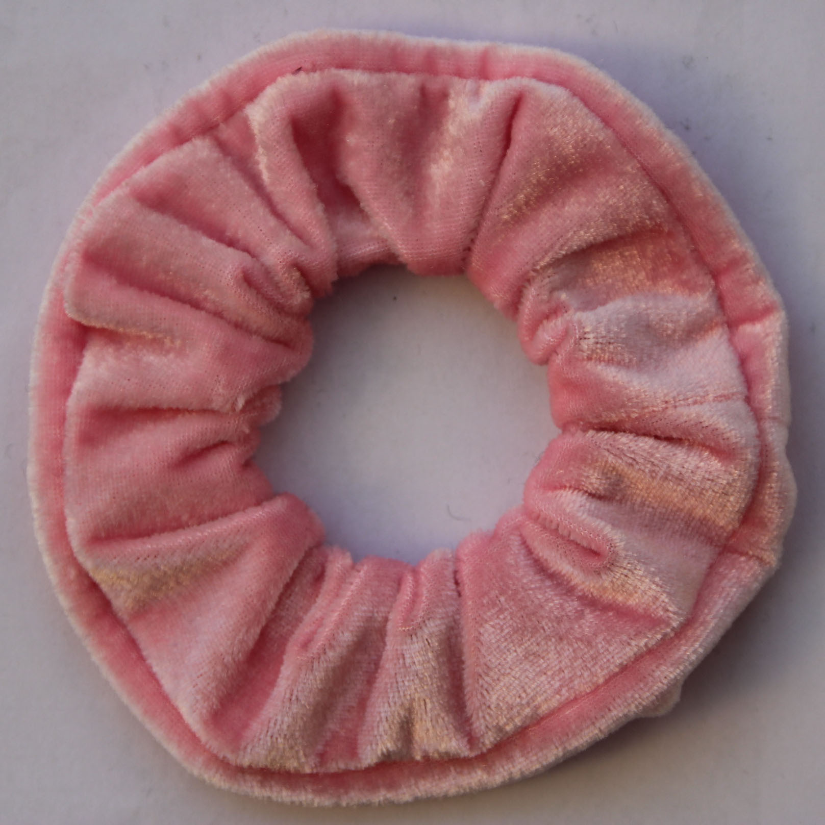 Picture of Amazon Gold Velvet Cloth Pig Intestine Hair Ring Velvet Mother Headband Grandma Jewelry Rubber Band Wholesale