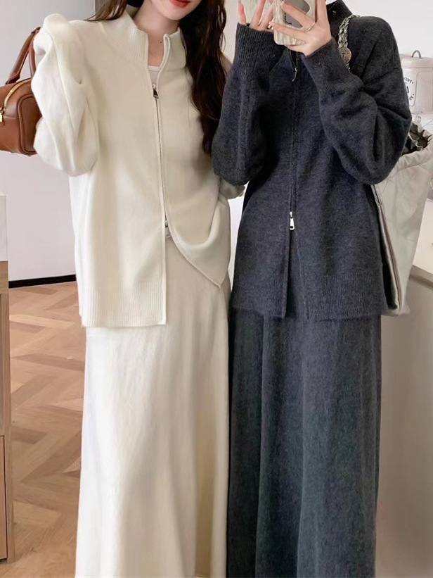 [Check-Breasted] 24 Winter Academy Lazy Style Japanese and Korean Casual Women's Long-Sleeved Fashion Casual Suit First-Hand Supply