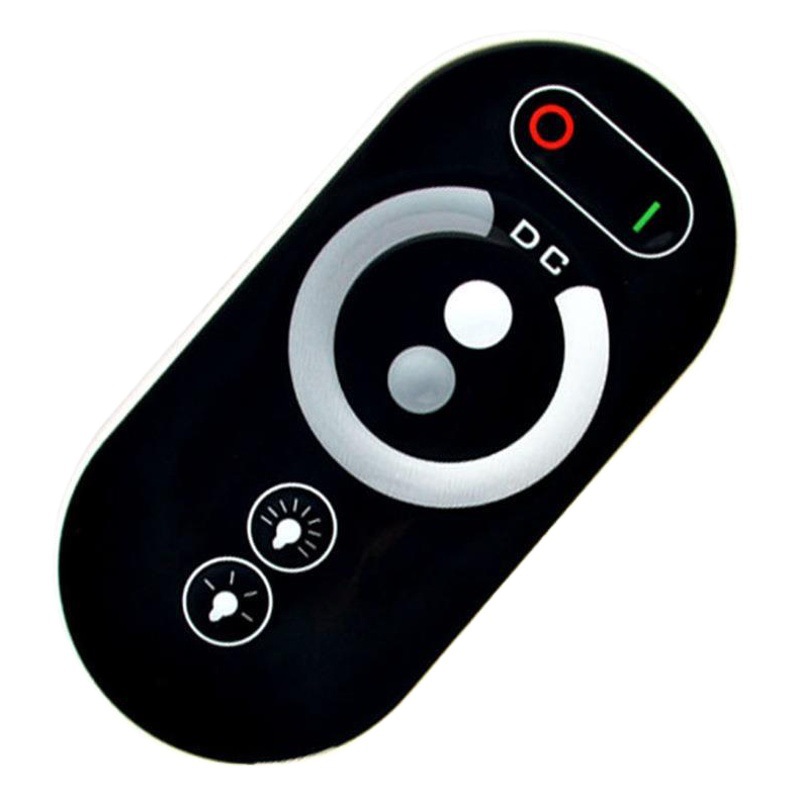LED touch dimming controller 6 key RF wireless remote control LED monochrome light bar dimmer 12-24v 18A
