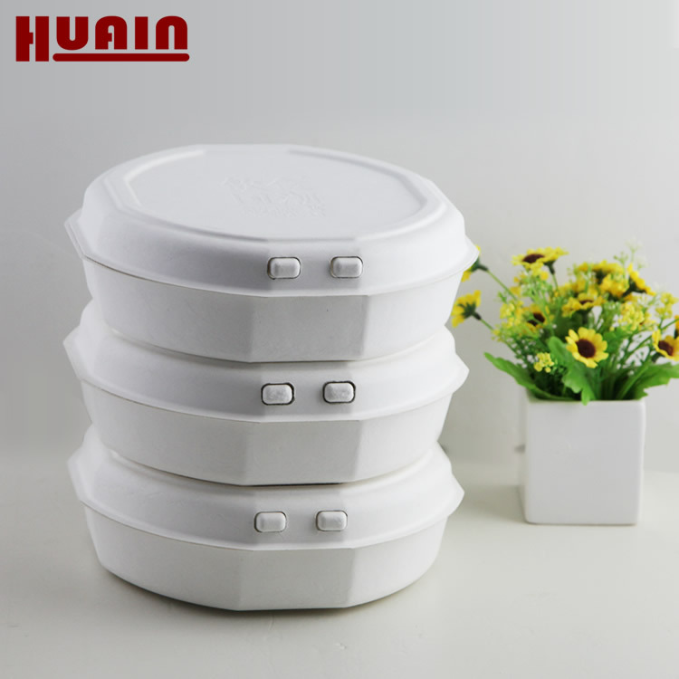 Sugarcane pulp packaging box white daily necessities pulp box clothing electronic products and other biodegradable pulp molding bag
