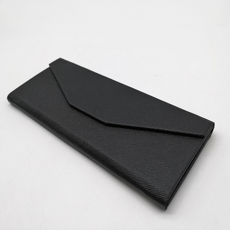 Picture of Triangular Wallet Style Foldableable Sunglasses Case Optical Glasses Case Supply Printable Logo in Stock