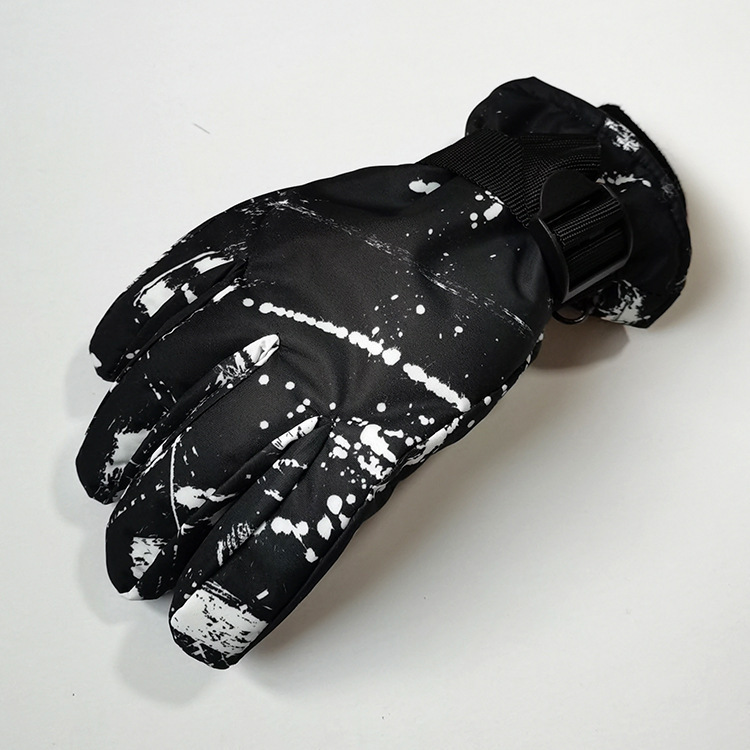 Picture of Ski gloves winter outdoor sports wholesale color children's gloves 9-15 years old warm gloves factory spot