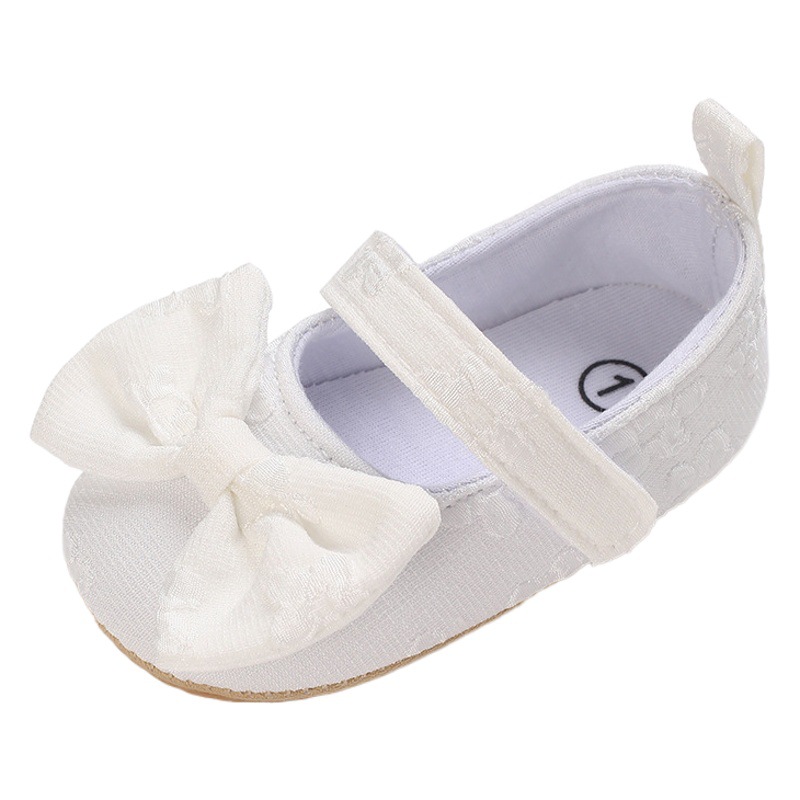 Summer 0-12 months baby girls' shoes bow soft bottom baby shoes