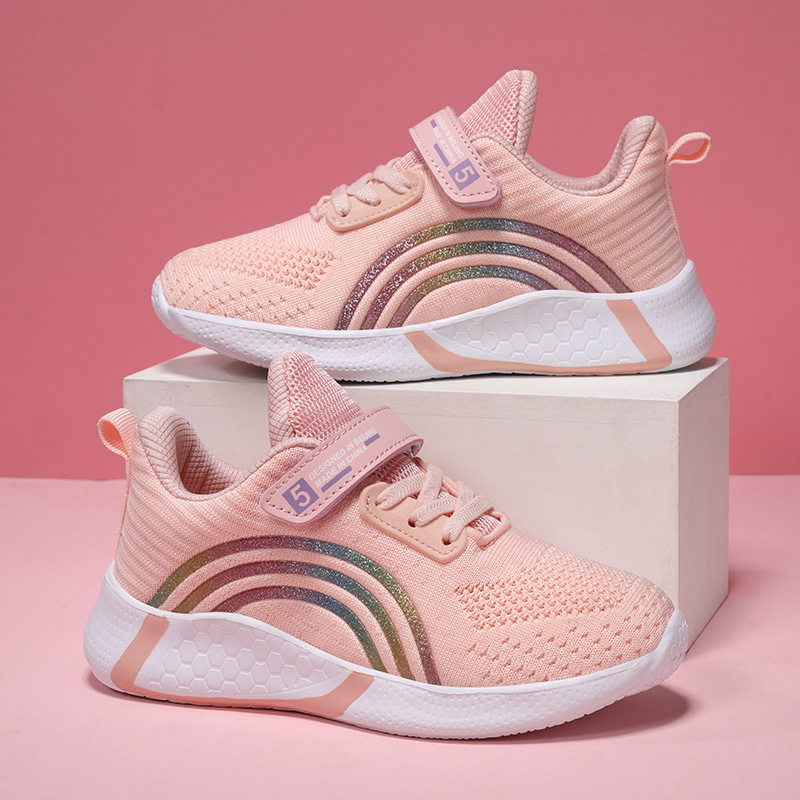 Mesh cloth running top children's 2069 Sports children's shoes low shoes sneaker casual walking shoes air transport breathable flying light