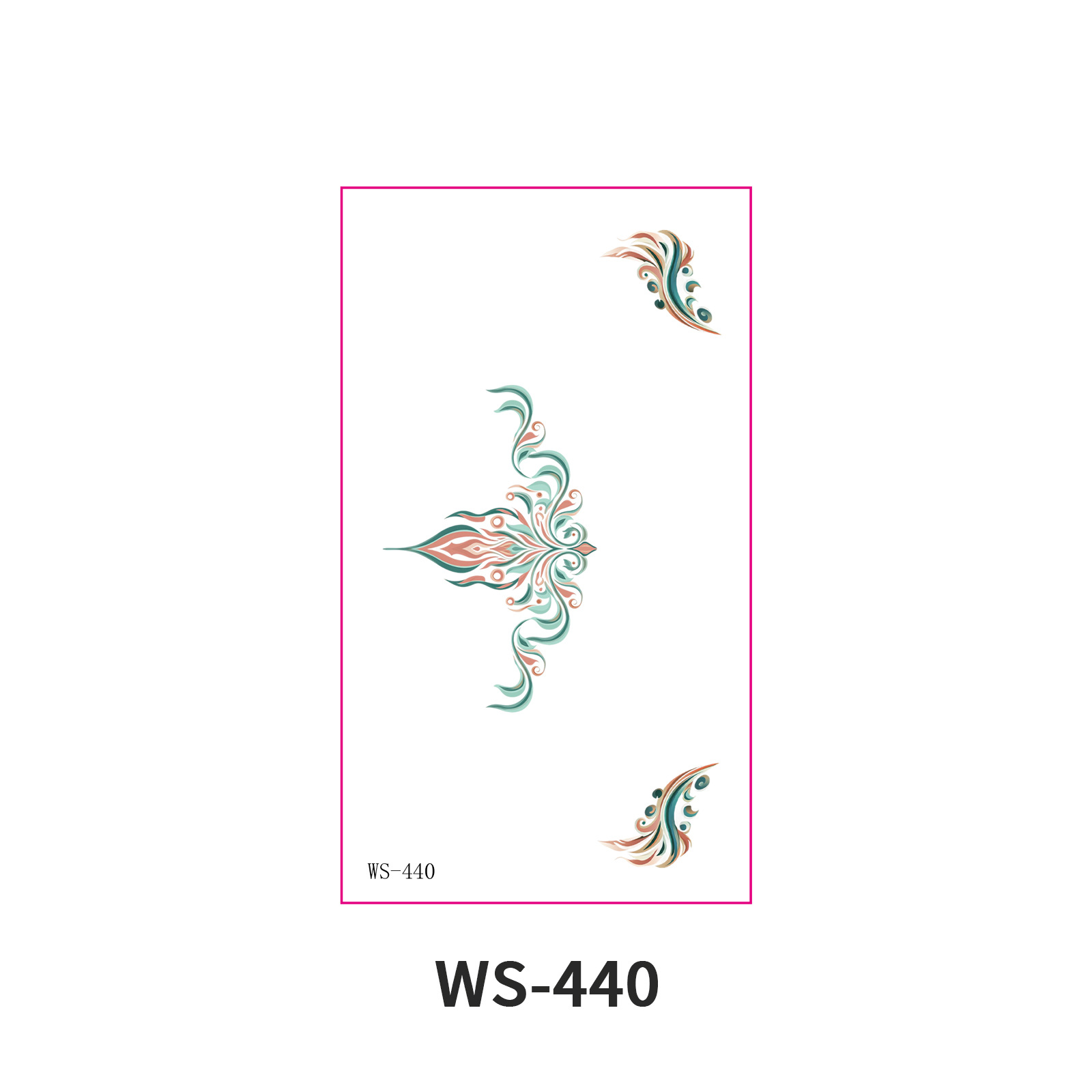 Picture of New Nezha Acrylic Face Tattoo Sticker Children's Forehead Print Eyebrow Sticker Waterproof Sweat Painted Face Sticker