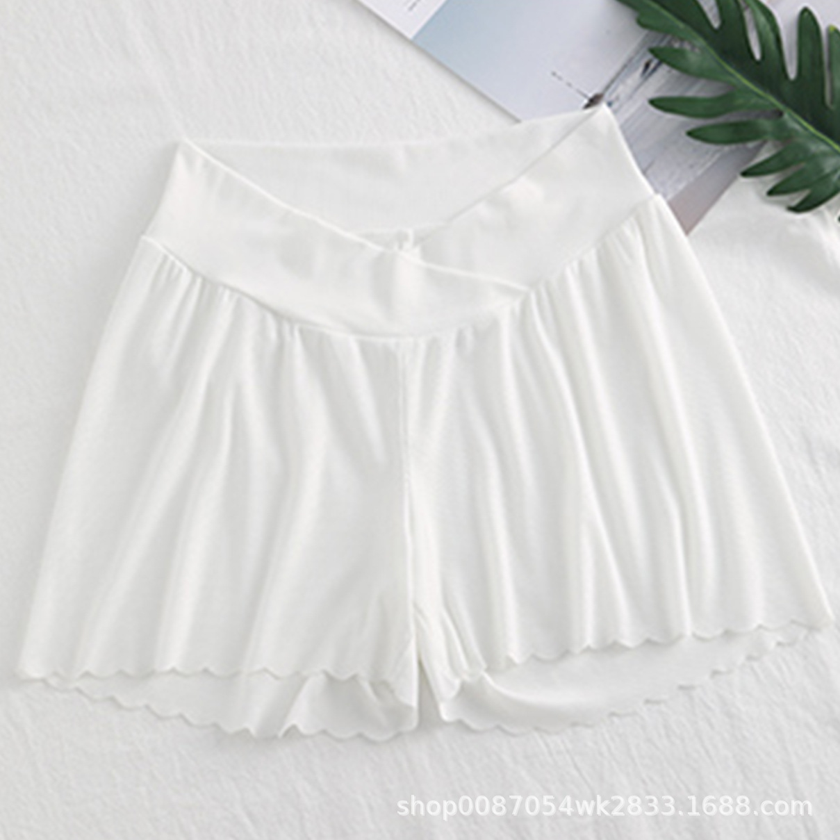 Picture of Maternity Clothing Pregnant Women's Pants Leggings Short Shorts Safety Pants Anti-light Ice Silk Thread Pregnant Women's Pants Summer Women
