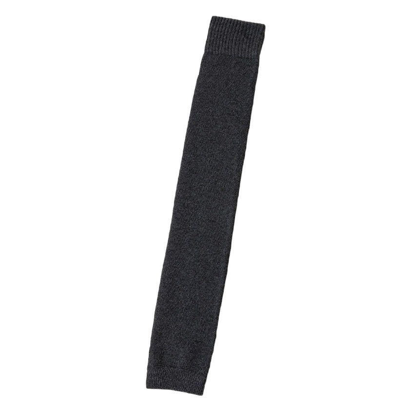 Autumn and Winter fleece-lined thickened knee pad long tube female knee pad thickened leg pad Terry warm high tube fleece-lined leg pad knee pad