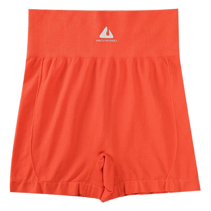 Cross-Border Thin High-Waisted Tight Sports Shorts for Women, Anti-Exposure Elastic Hip-Lifting Quick-Drying Yoga Pole Hot Shorts
