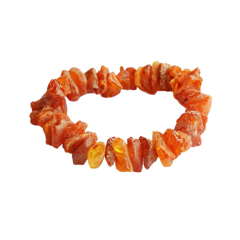 Picture of Juanyu Natural Amber Raw Stone Bracelet Irregular Shape Bracelet Jewelry Wholesale Hp5062703