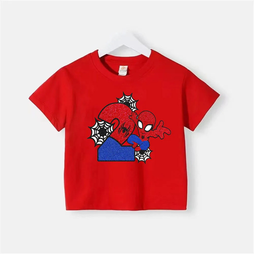 Picture of Cross-border foreign trade children's clothing fashion short-sleeved T-shirt 2025 summer new cuhk children's casual round neck T-shirt