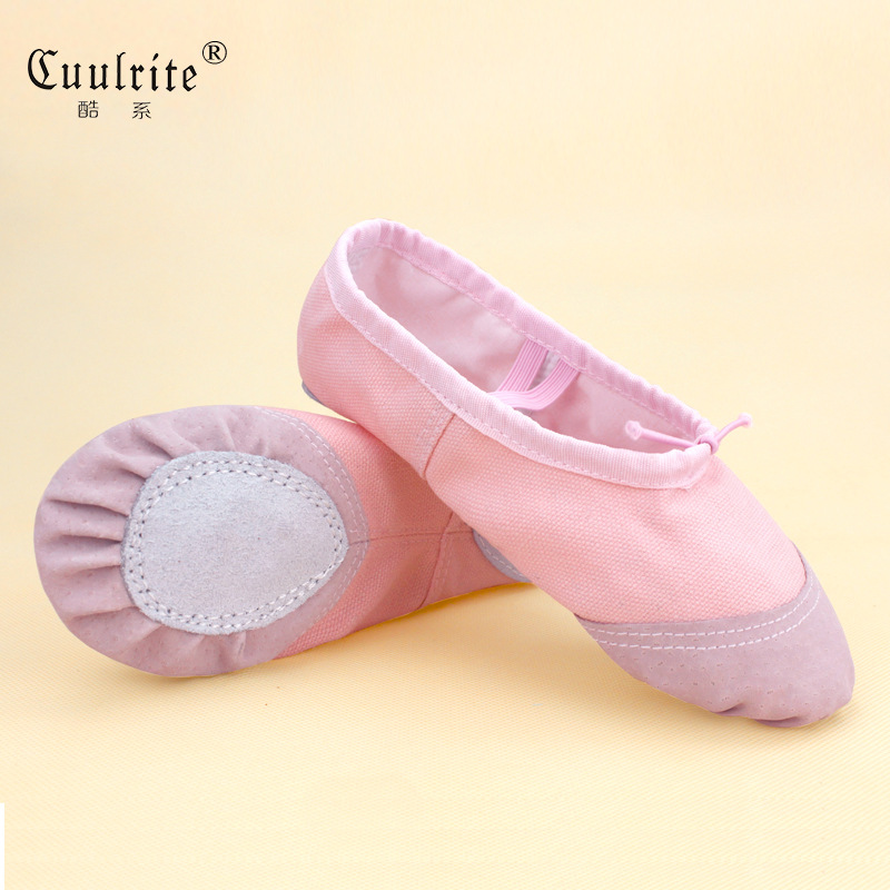 Dancing Shoes Women's Soft-soled Canvas Practice Shoes Adult Ballet Flat Shoes Men's and Children's Body Yoga Shoes Cat Claw Shoes