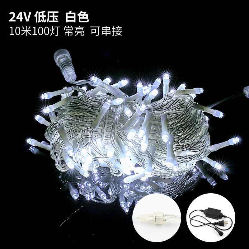 Picture of 24V low voltage led lights string stars courtyard trees decorative flashing lights outdoor engineering lighting waterproof lights wholesale
