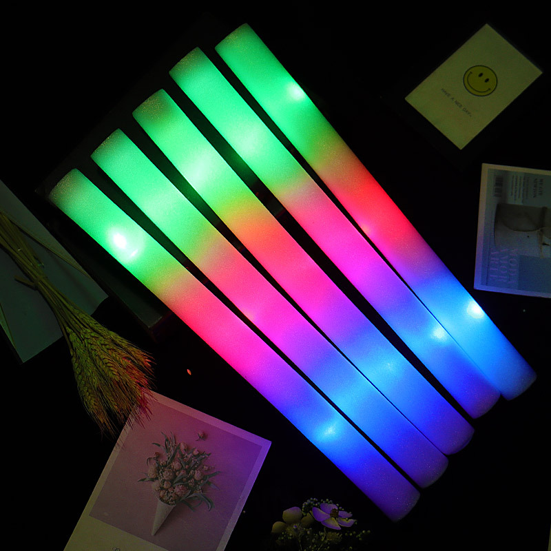 Picture of Concert fluorescent stick wholesale electronic led colorful luminous sponge stick foam fluorescent stick Silver Stick