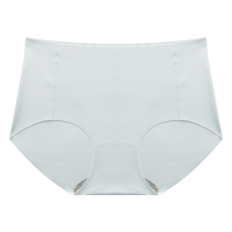 Yunduo Seamless Underwear Women's Antibacterial Pure Cotton Girls Japanese Style Breathable Mid-Waist One-Piece Briefs Thin