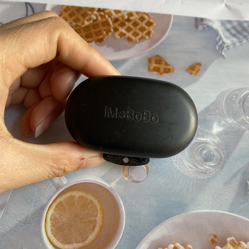 Foreign trade earplug box pp lid small rubber box earplug storage box Black small square box wholesale earplug storage box wholesale