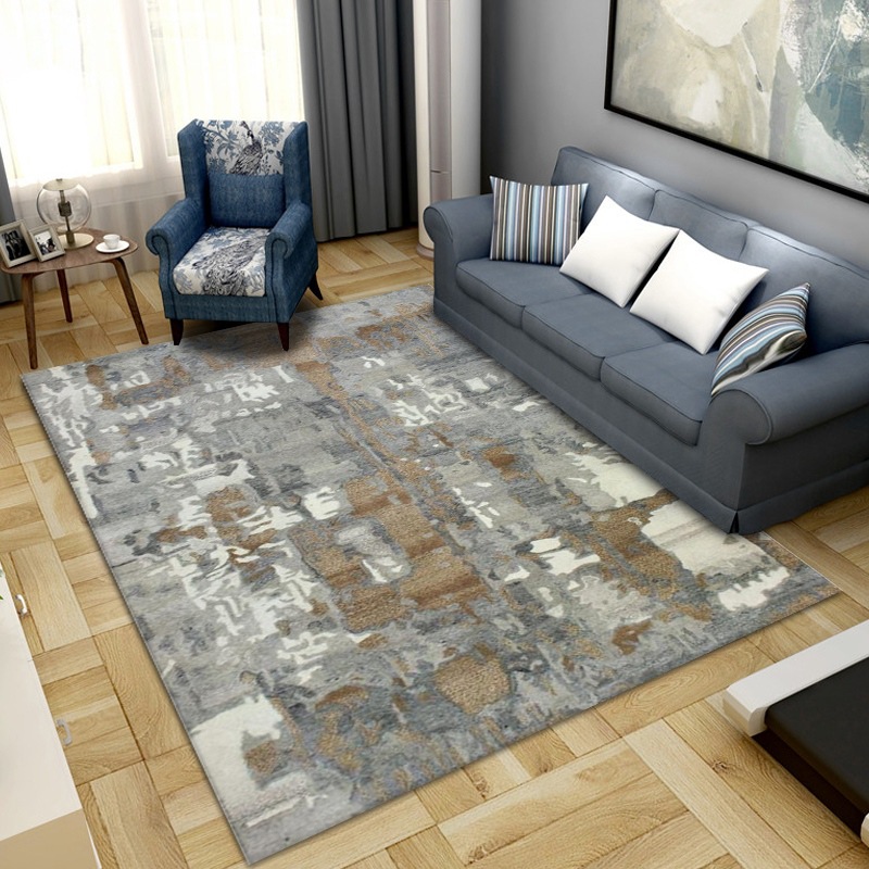 Picture of Home Carpet Simple Nordic ins Style Office Carpet Full Bed Floor Mat Bedroom Living Room Carpet Floor Mat