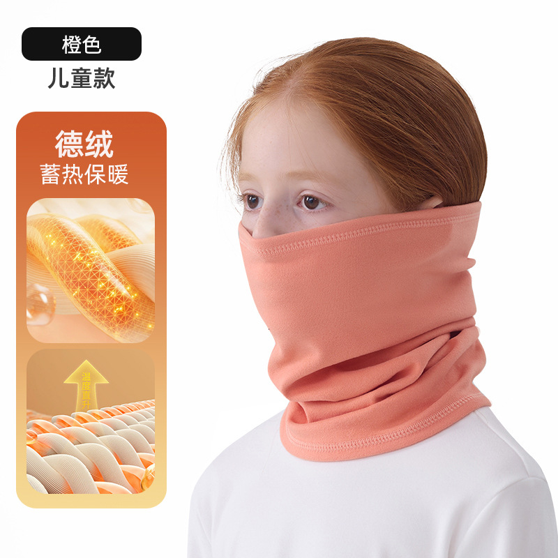 Picture of Cross-border warm cycling mask, versatile multifunctional neck warmer, running, hiking, fleece-lined magic headscarf, outdoor face towel