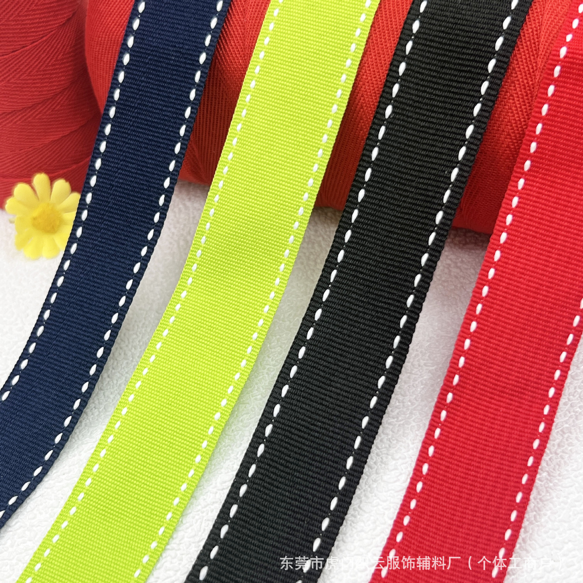New 2.5cm Jacquard Ribbon Children's Wear Hair Accessories Wrapping Strip Gift Home Textile Packaging Luggage Garment Accessories