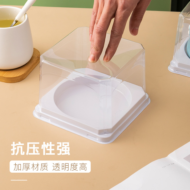 Picture of 2/3/4/ 6inch Cake Packaging Box 4inch Birthday Mousse Puff Populus Canescens Nectar Box Dessert Box