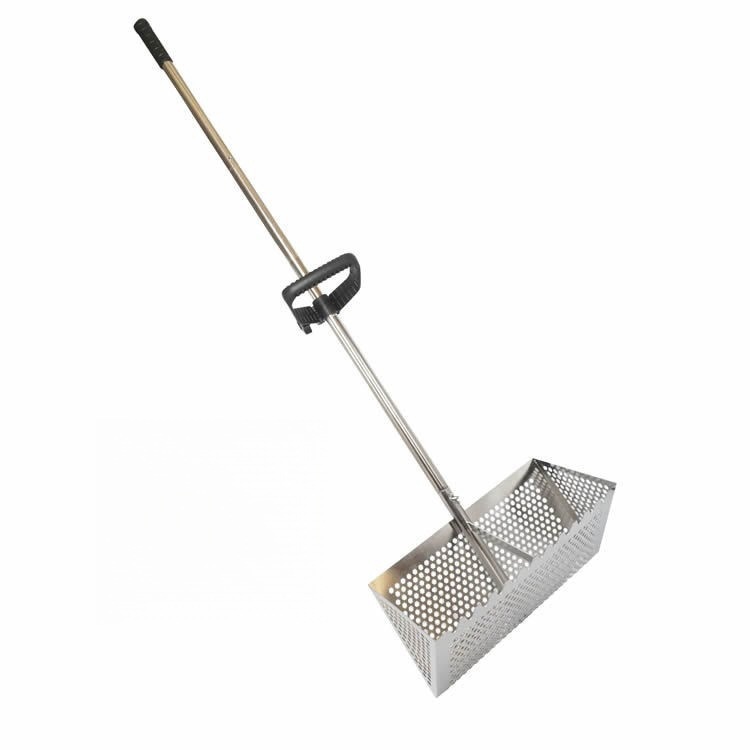 Amazon stainless steel sand sieve foldable beach shark tooth sieve, sand crab trap